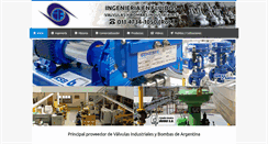 Desktop Screenshot of ingenieriaenfluidos.com